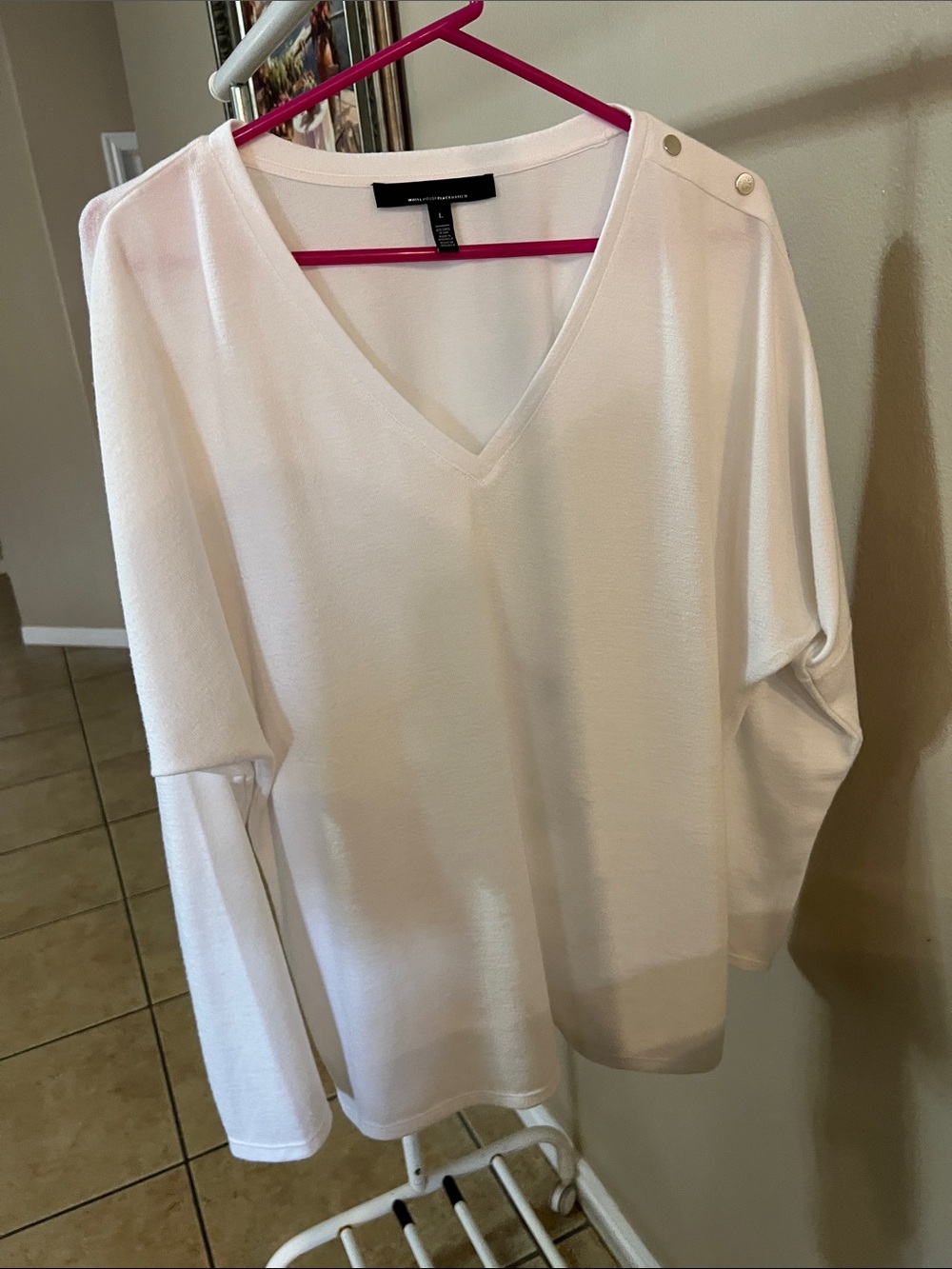 Batwing shirt v neck